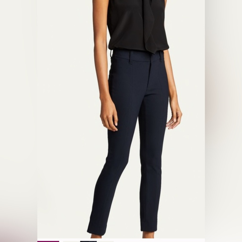 Vince High Waist Cigarette Pant - Coastal Blue / Navy, Size 8
